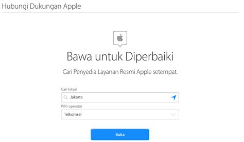 tempat service center iphone resmi apple  indonesia