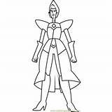Steven Universe Coloring Diamond Yellow Body Pages Garnet Coloringpages101 Kids sketch template