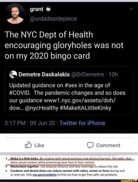 the nyc dept of health encouraging gloryholes was not on