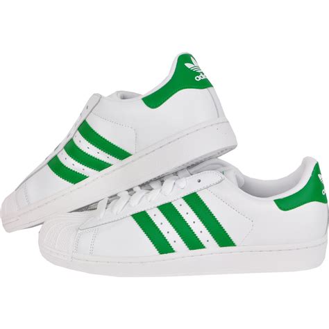 adidas originals superstar  ii  mens sneakers shoes oversize white green ebay