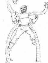 Doc Ock Coloring Drawing Oc Pages Dr Newest Peek Come Take Work Search Amrock Getdrawings Again Bar Case Looking Don sketch template
