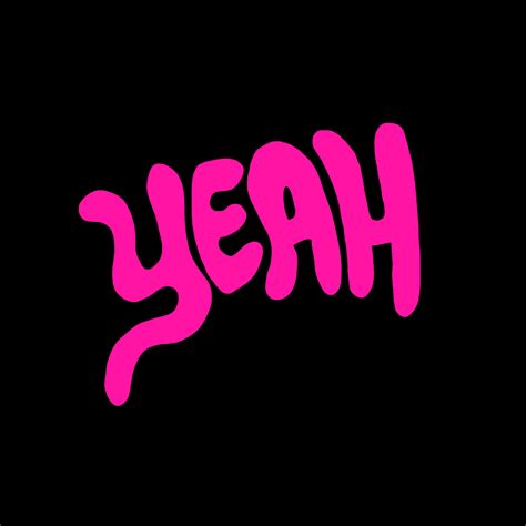 yeah  typography gif  chris piascik find share  giphy