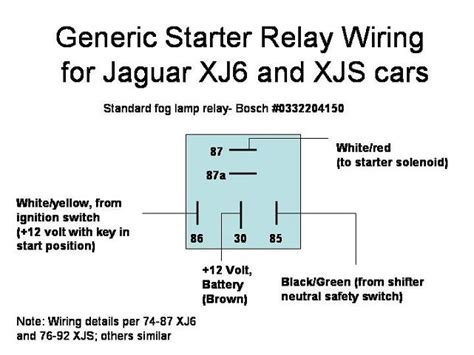 bosch starter relay wiring diagram wiring diagram