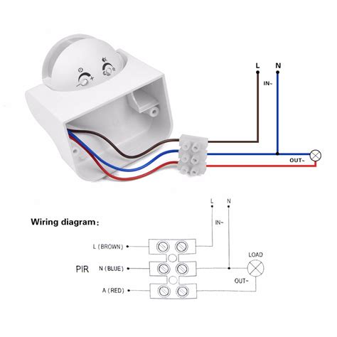 motion activated light wiring diagram
