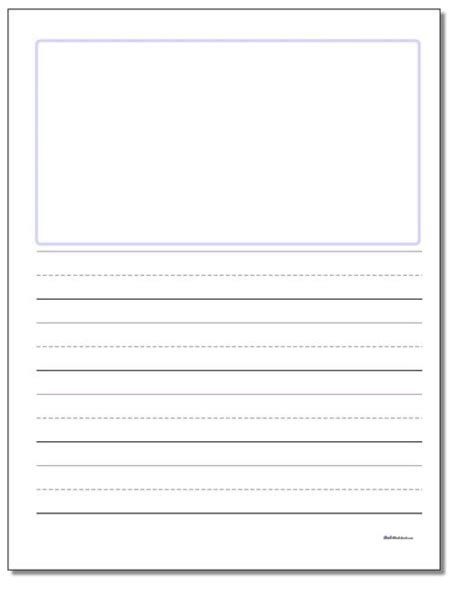 blank  square writing template