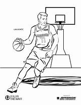 Dallas Mavericks Luka Mavs sketch template