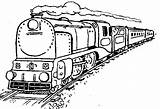 Train Outline Drawing Coloring Trains Getdrawings sketch template