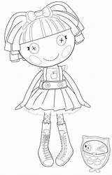 Lalaloopsy Coloring Pages Para Dolls Colouring Desenhos Kids Fun Colorir Lalaa School Bea Giving Girl Lot Printable Task Spells Printables sketch template