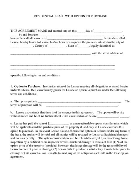 rent   home contracts   ms word google docs pages