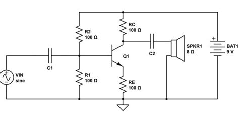 audio amplifier circuit working  details  nx lm amplifiers