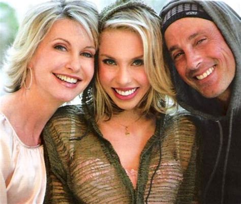 Olivia Newton John With Her Ex Matt Lattanzi And Their Daughter Chloe