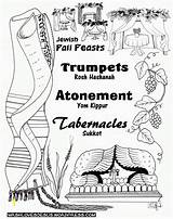 Feast Trumpets Feasts Yom Kippur Tabernacles Booths Atonement Mrshlovesjesus Parable sketch template