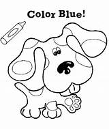 Clues Blues Coloring Pages Blue Kids Fun sketch template