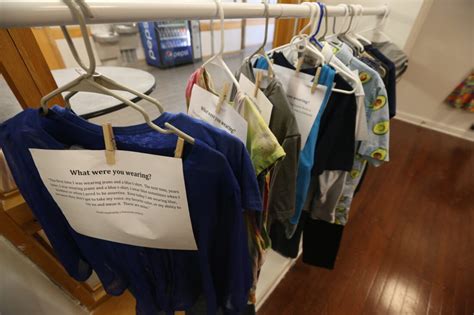 ku brings back ‘what were you wearing exhibit to advocate for