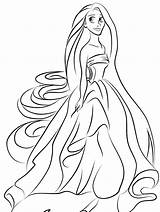 Coloring Pages Rapunzel Baby Getcolorings sketch template