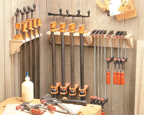 clamp cart  storage woodworking project woodsmith plans