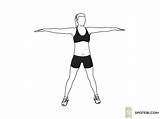 Arm Exercise Swings Spotebi Guide Gif Exercises Workout Muscles Yoga Illustrated Choose Illustration Reps Sets Worked Visit Board sketch template