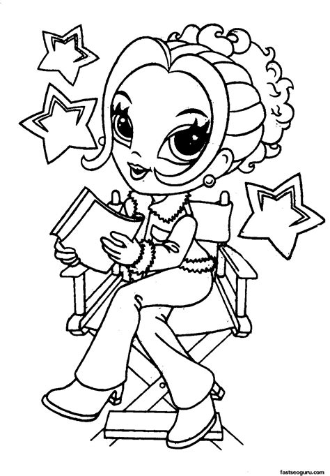 coloring pages  girls brigid vonhagen