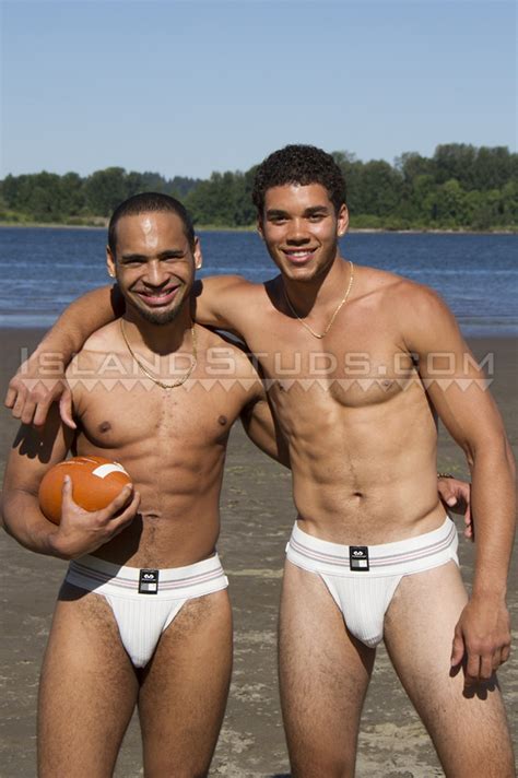 african american college jocks terrance and tremaine in their sexy white jockstraps men in gay