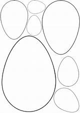 Egg Easter Template Eggs Blank Cut Printable Ostereier Osterei Ostern Outline Clipart Coloring Templates Bunny Vorlage Basteln Crafts Felt Pattern sketch template