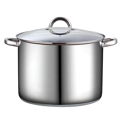 cook  home  qt stainless steel stock pot   home depot