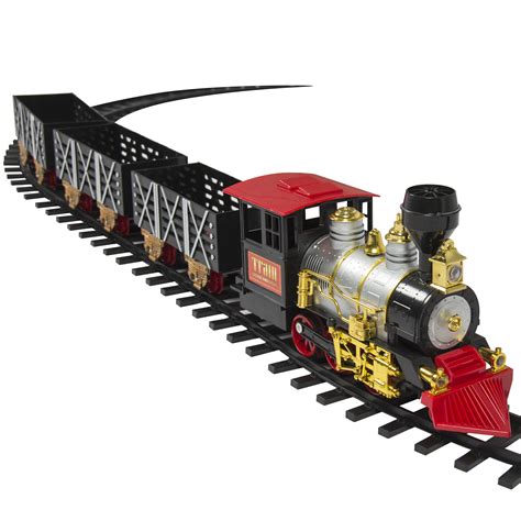 bcp kids electric railway train track toy set  real smoke