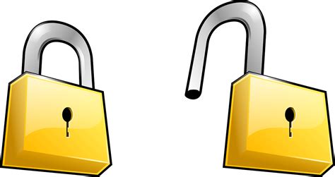 lock unlock png