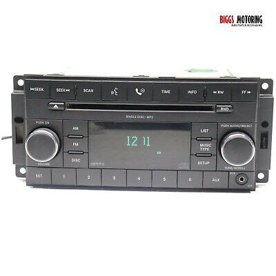 chrysler town country sirius radio stereo cd player paf ebay