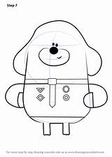 Duggee Hey Colour sketch template
