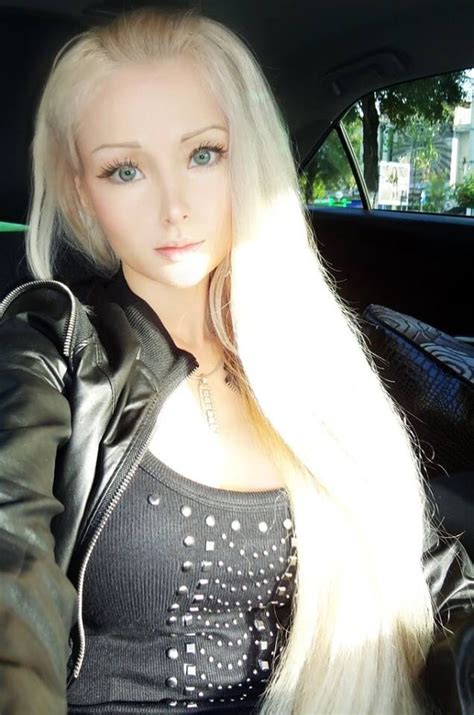 valeria lukyanova celebrity gallery real barbie long blonde hair