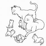 Cat Lineart Family Deviantart Outlined Drawing Coloring Pages Template Cats Paint Group Templates Outline Favourites Experiment Tools Own Digital Add sketch template