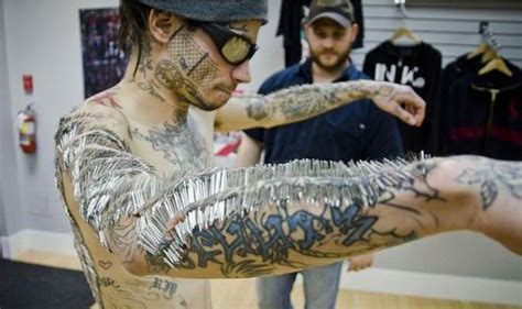 Piercing World Record Broken For Charity By Tattoo Fan Weird News