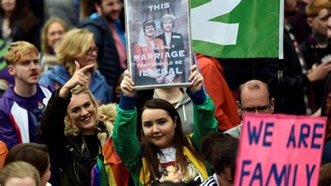 Thousands March In Protest At Ni Same Sex Marriage Ban Bbc News