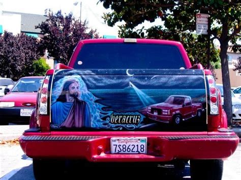 cool airbrushed mexican tailgate murals 51 pics