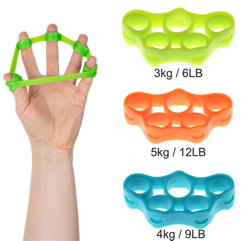 3 set finger stretcher hand exercise grip strength resistance bands