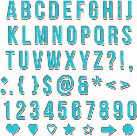 freebie retro blue alphabet hg designs