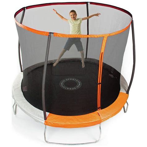 buy sportspower ft outdoor kids trampoline  enclosure