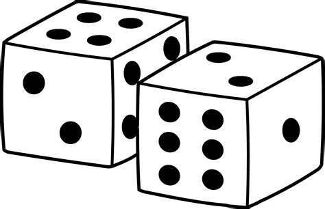 simple playing dice design  clip art