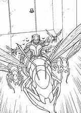 Ant Man Coloring Pages Print Kids sketch template