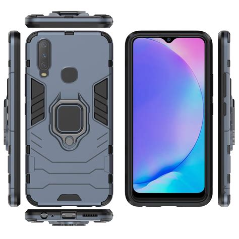 sonty kickstand case  vivo  case heavy duty  built  screen