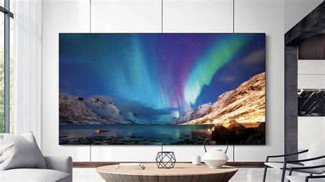 wall      put samsungs   tv   living room techradar
