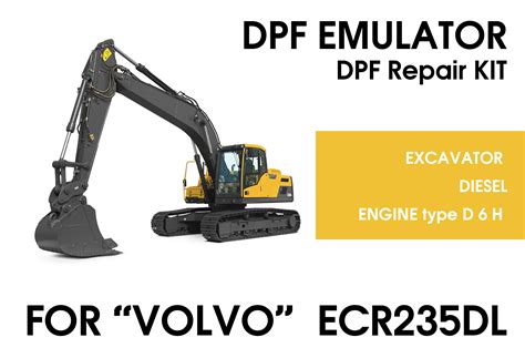 dpf repair kit  volvo ecrd excavator dpf emulators
