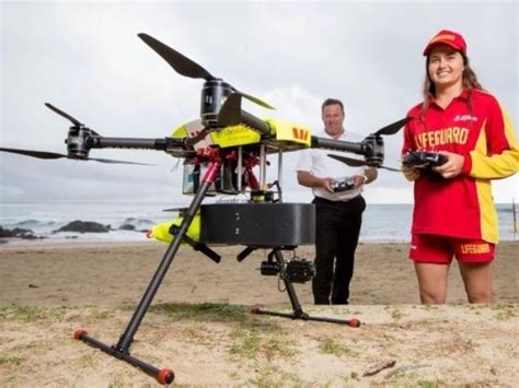 australian lifeguard drone saves teenagers  drowning  sea breitbart