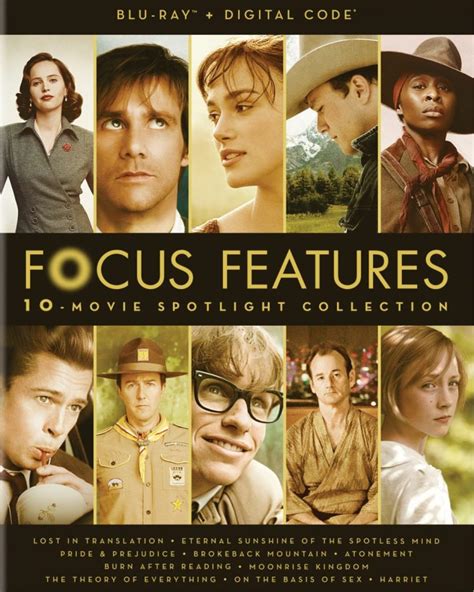 Focus Features 10 Movie Spotlight Collection Release Info