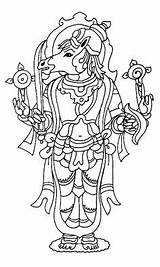 Getdrawings Vishnu Coloring Pages sketch template