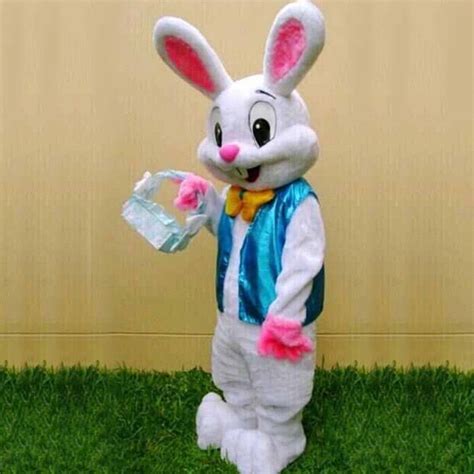 2016 New Easter Bunny Mascot Costume Rabbit Cartoon Fancy