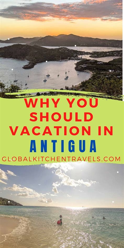 reasons  visit antigua  beaches gorgeous sunsets