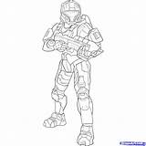 Halo Coloring Pages Spartan Draw Drawing Drawings Master Chief Helmet Reach Color Bing Awesome Step Dibujos Sheets Getdrawings Cartoon Artwork sketch template