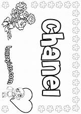 Chanel Citlali Coloring Pages Name Hellokids Names Print Color Online sketch template