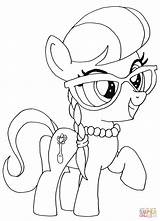 Mark Pony Little Cutie Crusaders Coloring Pages Getcolorings Monumental sketch template